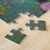 Mooie digitale schilderende, kleurrijke, gemengde legpuzzel (Zijkant)