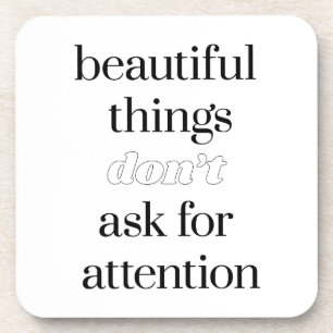 Mooie dingen, hard plastic Onderzetter