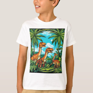 Mooie Dino Grafische T-shirt Leuk Cadeau voor Ki