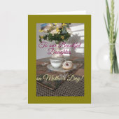 Mooie dochter, gelukige Moederdag kaart (Voorkant)