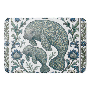 Mooie Doejong Moeder En Baby Oud Ornament Badmat