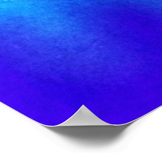 Mooie dolfijn in oceaankunst poster (Hoek)