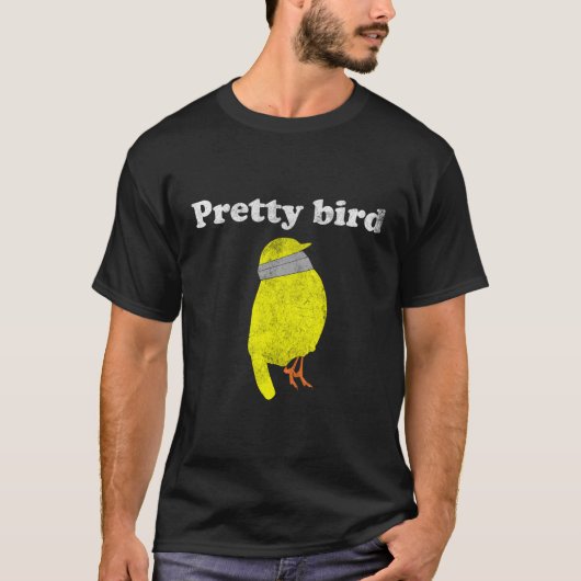 Mooie Domme Vogel T-shirt (Voorkant)