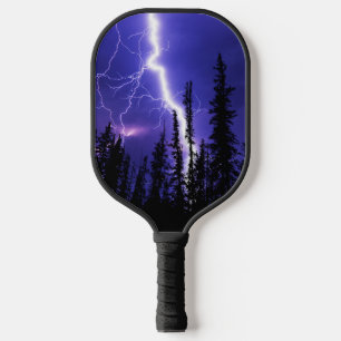 Mooie donder over het bos pickleball paddle