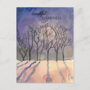 Mooie donkere Briefkaart