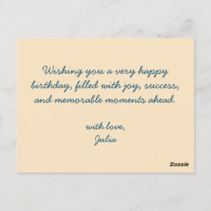 Mooie door vuurwerk geïnspireerde print - verjaard briefkaart