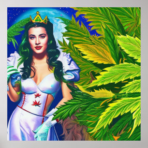 Mooie Dreamweaver Weed Goddess Poster