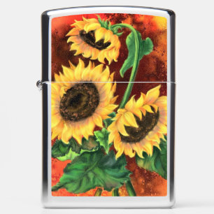 Mooie drie zonnebloemen - Migned Tekening
