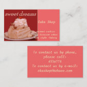 mooie dromen visitekaartje (Voorkant / Achterkant)