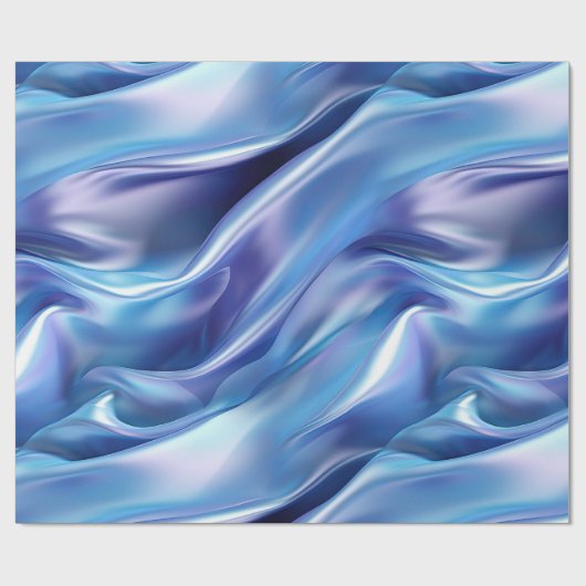 Mooie Dromerige Blauwe Paarse Bruiloftsuitnodiging Cadeaupapier (Vlak)