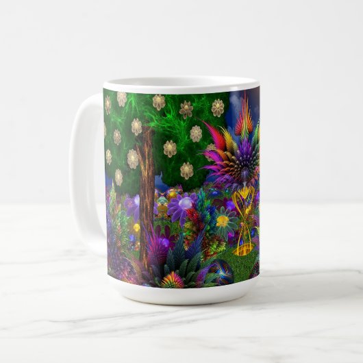 Mooie droomkleuren van 11 Oz, Mok voor morphing (Voorkant links)