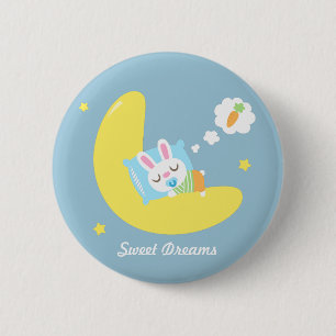 Mooie Droomland Baby Konijn Voor Kinderen Ronde Button 5,7 Cm