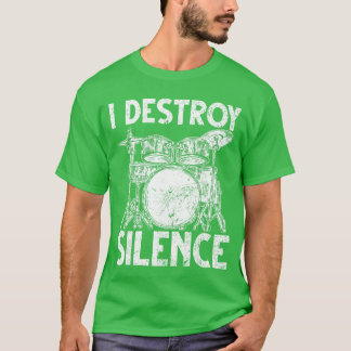 Mooie Drumstel Kunst Mannen Vrouwen Drummer Rocker T-shirt