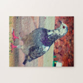 Mooie duif legpuzzel (Horizontaal)