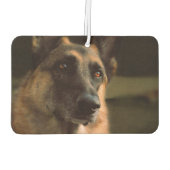 Mooie Duitse herder auto luchtverfrisser (Achterkant)