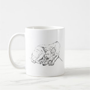 Mooie Duitse Herder Persoonlijke Koffie Koffiemok