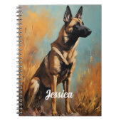 Mooie Duitse Malinois Notitieboek (Voorkant)