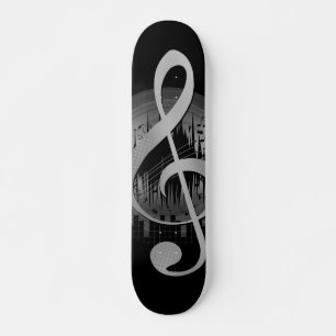 Mooie dun - zilver skateboard
