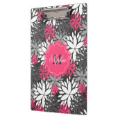 Mooie, dunne monogram floraal patroon klembord (Links)