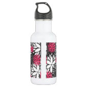 Mooie, dunne monogram floraal patroon waterfles (Achterkant)