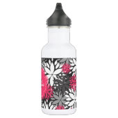 Mooie, dunne monogram floraal patroon waterfles (Rechts)