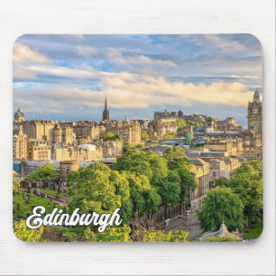 Mooie Edinburgh Skyline, Schotland Muismat