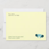 Mooie Eekhoorn Boom Bewaar de Datum Save The Date (Achterkant)