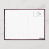 Mooie Eenhoorn Krijtbord Bedankt Briefkaart (Achterkant)