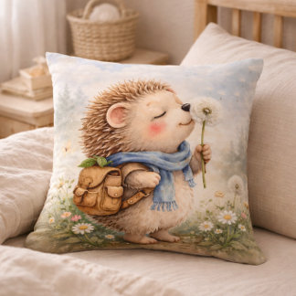 Mooie Egeltje Paardenbloem Kinderkamer & Babykamer Kussen