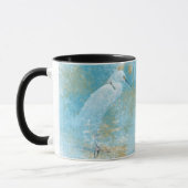Mooie Egret Shore Bird Mok (Links)