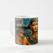 Mooie Egyption hiërogliefen Koffiemok (Voorkant links)