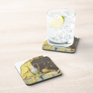 Mooie Egyptische artefacten: geheimen van de farao Drankjes Onderzetter