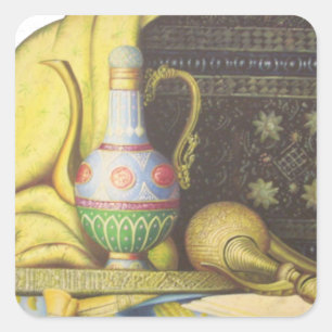 Mooie Egyptische artefacten: geheimen van de farao Vierkante Sticker