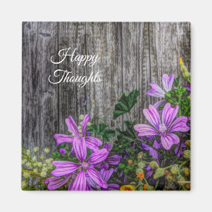 Mooie Elegant Colorful Wild Flowers Magneet