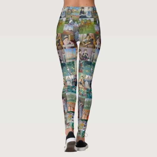 Mooie Elegant-impressionistische kunst Leggings (Achterkant)