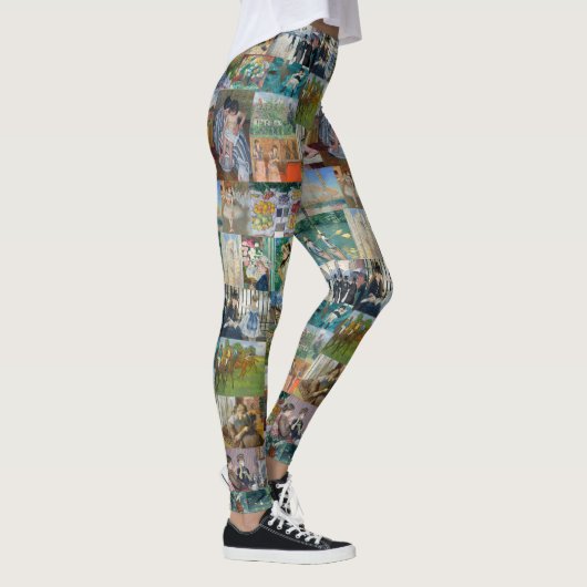 Mooie Elegant-impressionistische kunst Leggings (Rechts)