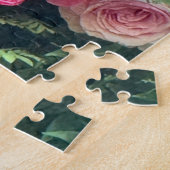 Mooie elegante bloemen uitdagend legpuzzel (Zijkant)