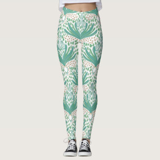 Mooie elegante gedurfde sneeuwklokjes leggings