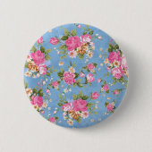 Mooie, elegante rozen ronde button 5,7 cm (Voorkant)