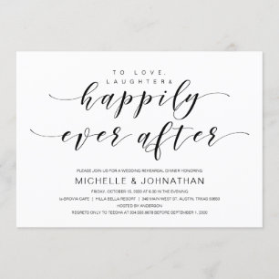 Mooie elegantie, zwart script, repetitiediner kaart