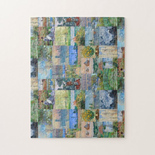 Mooie en Elegant Claude Monet Paintings Legpuzzel (Verticaal)