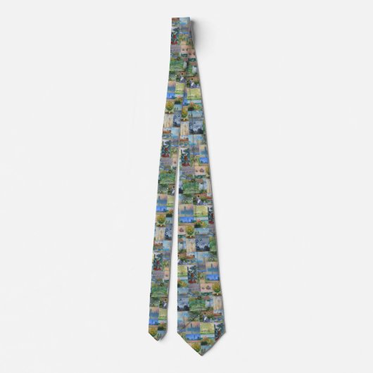 Mooie en Elegant Claude Monet Stropdas (Achterkant)