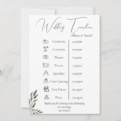 Mooie en elegante bruiloft kaart (Voorkant)