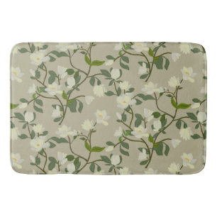 Mooie en Elegante Magnolia Bloemen, Badmat