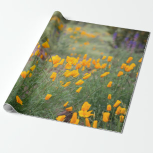 mooie en geurige wilde bloemen die in tucs groeien cadeaupapier