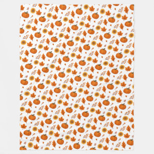 Mooie en gezellige waterverf herfst oogst fleece deken
