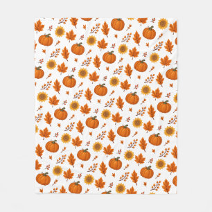 Mooie en gezellige waterverf herfst oogst fleece deken