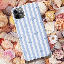 Mooie en girly bogen en strepen Pastel blauw iPhone 11 Pro Max Hoesje