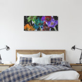 Mooie en kleurrijke Poppies Canvas (Insitu (Slaapkamer))