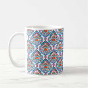 Mooie en kleurrijke sierlijke paisley-patroon koffiemok